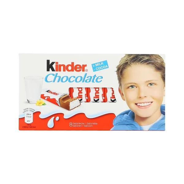 Piimašok. piimatäidisega, KINDER, 100 g