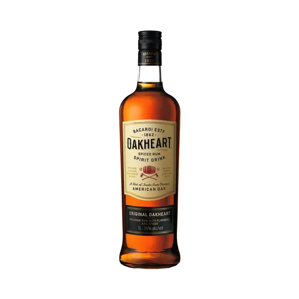 Piiritusjook BACARDI Oakheart Spiced, 100 cl