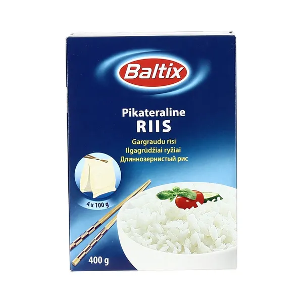 Pikateraline riis, BALTIX, 400 g
