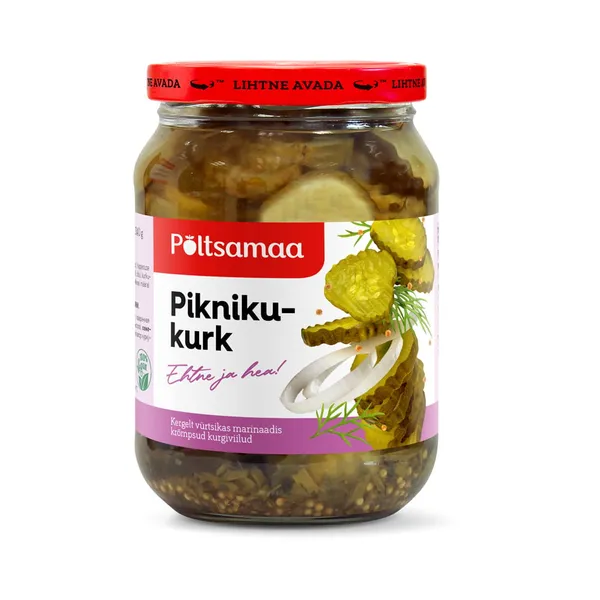 Piknikukurk viiludena, PÕLTSAMAA, 680 g