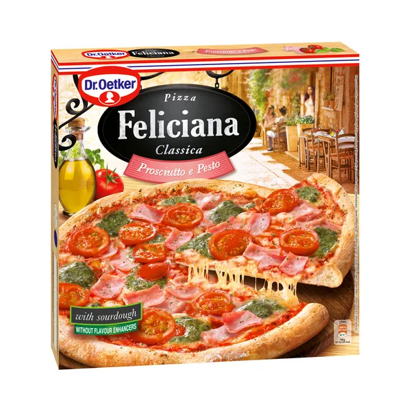 Pitsa Feliciana prosciutto ja pestoga, DR.OETKER, 360g