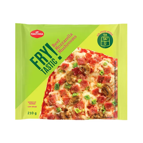 Pitsa Frytastic veiseliha, mozzarella ja seentega, MANTINGA, 210 g