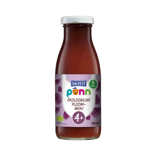 Ökoloogiline ploomimehu PÕNN 240ml 4+, EE-ÖKO-03