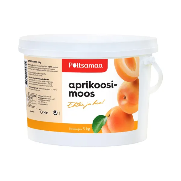 Põltsamaa Aprikoosimoos, PÕLTSAMAA, 3 kg, ettetellimisel
