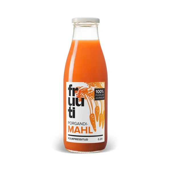 Porgandi-õunamahl, FRUUTI, 250 ml