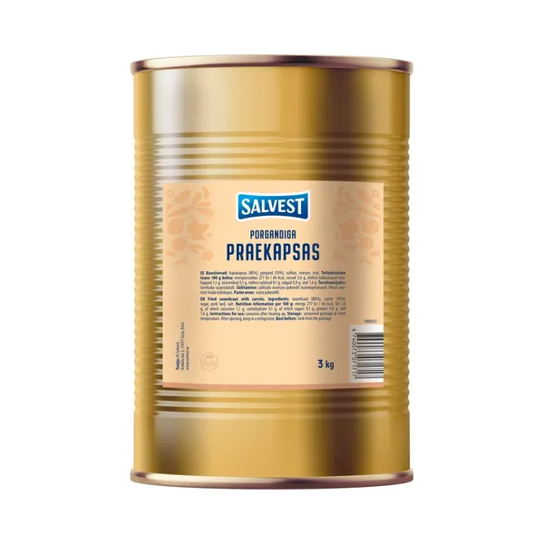 Porgandiga praekapsas, SALVEST, 3 kg, ettetellimisel
