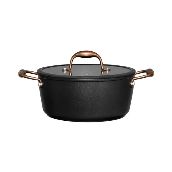 Pott klaasist kaanega 24 cm, MAKU ELEMENTS, 1 tk