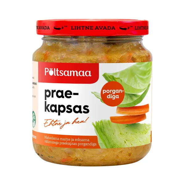 Praekapsas porgandiga Põltsamaa 520g