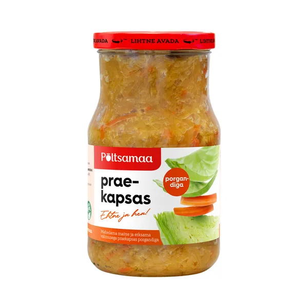 Praekapsas porgandiga Põltsamaa 820g