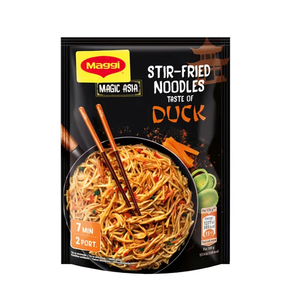 Praetud nuudlid pardilihamaitselised, MAGGI, 119 g