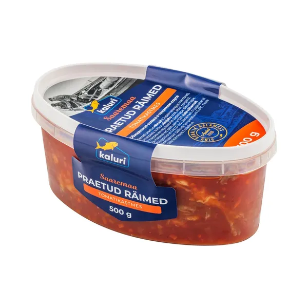 Praetud räimed tomatikastmes, KALURI, 500 g