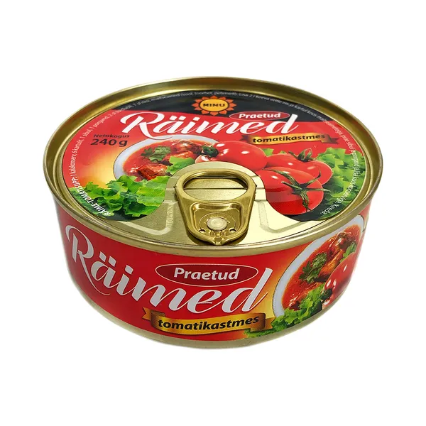 Praetud räimed tomatikastmes, MINU, 240 g