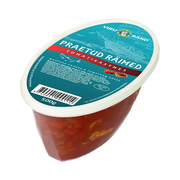 Praetud räimed tomatikastmes, VIRU RAND OÜ, 500 g