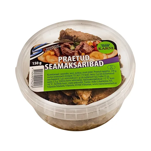 Praetud seamaksaribad, KARNI, 150 g