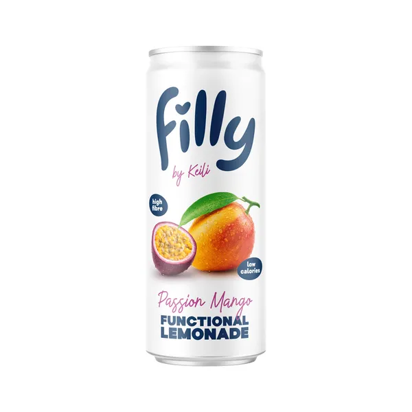 Prebiootiline karastusjook passioni-mango, FILLY, 355 ml