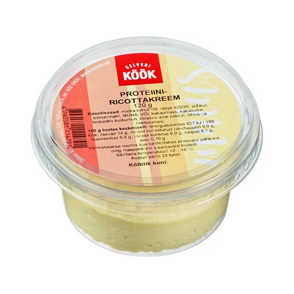 Proteiini-ricottakreem, SELVERI KÖÖK, 120 g
