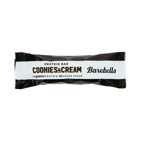 Proteiinibatoon Cookies&Cream, BAREBELLS, 55 g