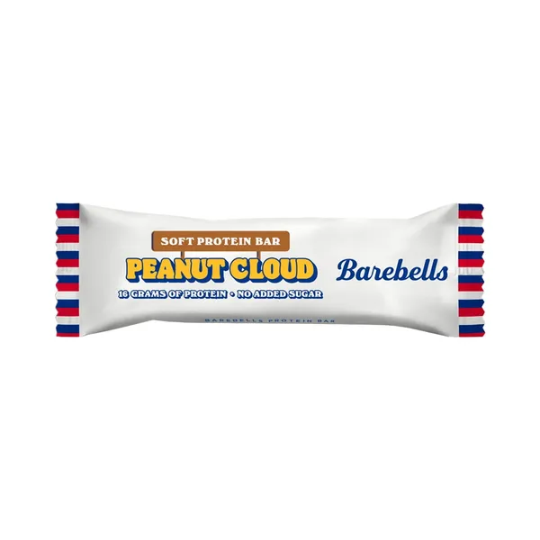 Proteiinibatoon Soft Bar Peanut Cloud, BAREBELLS, 55 g