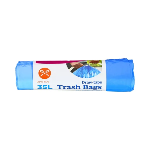 Prügikotid sulguriga 35l, MCLEAN, 15 tk