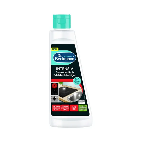 Puhastuskreem pliidile ja roostevabast terasest pindadele, DR.BECKMANN, 250 ml