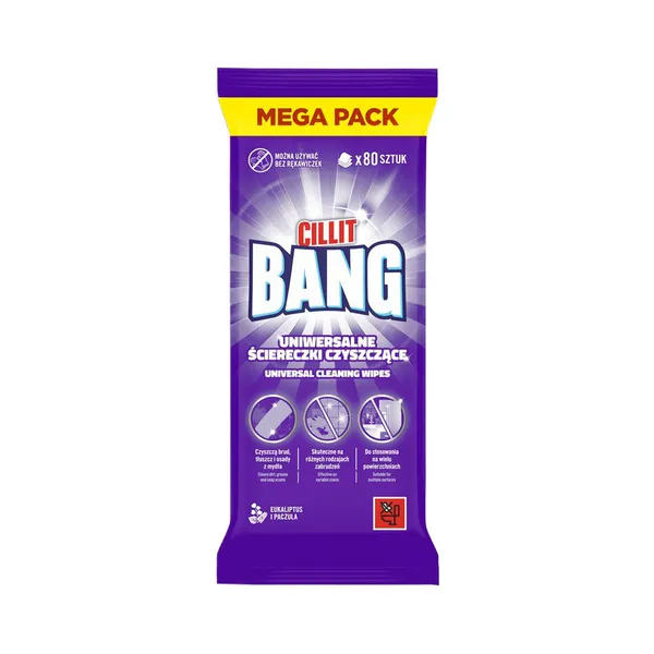 Puhastuslapid, CILLIT BANG, 80 tk