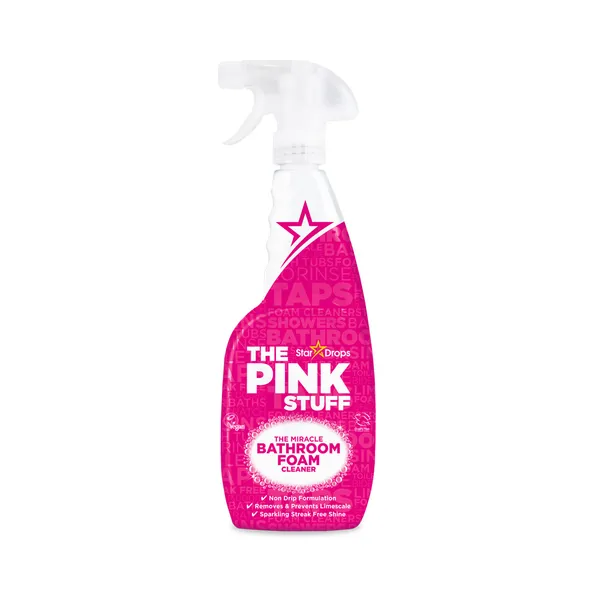 Puhastusvahuvahendid vannitoale, pihustatav, THE PINK STUFF, 750 ml