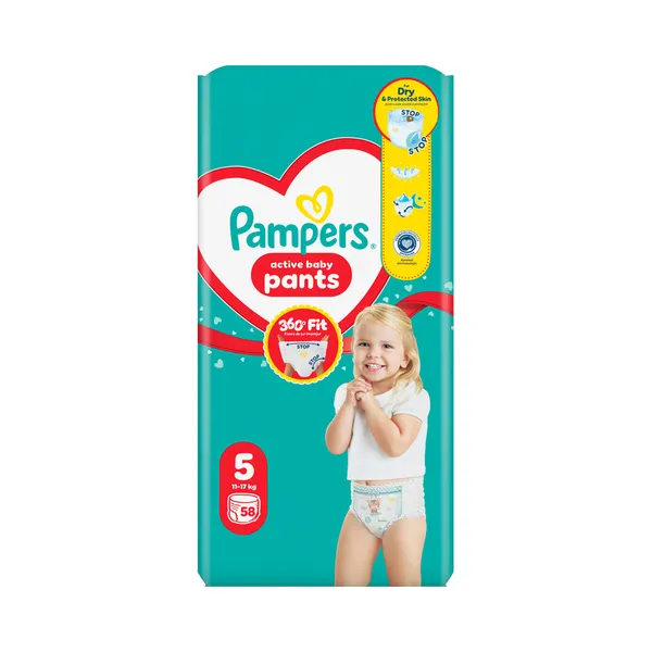 Püksmähkmed Giant Pack S5, PAMPERS, 58 tk