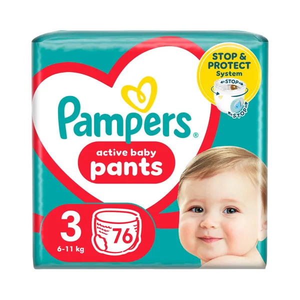 Püksmähkmed GP S3, PAMPERS, 76 tk