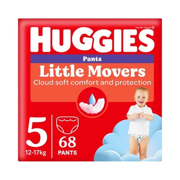 Püksmähkmed Pants 5 Box Boy, HUGGIES, 12-17 kg/68 tk