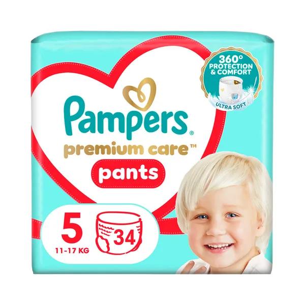 Püksmähkmed Premium Care, Value Pack S5, PAMPERS, 11-17kg/34 tk