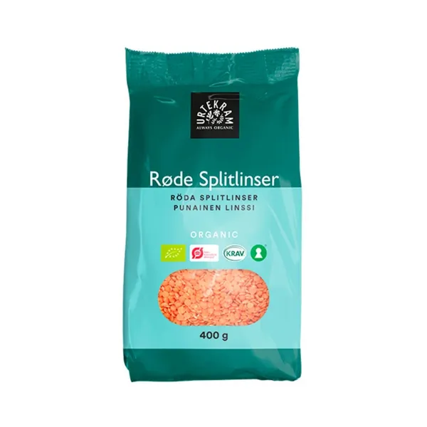 Punased läätsed, URTEKRAM, 400 g