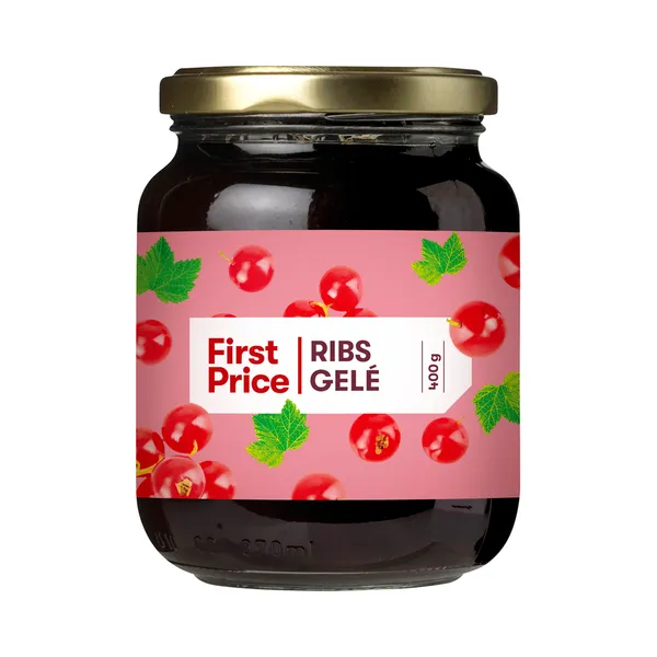Punasesõstra želee, FIRST PRICE, 400 g
