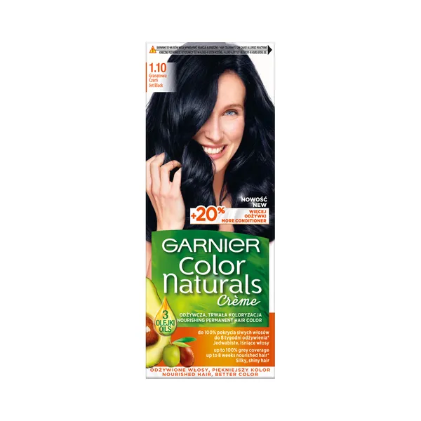 Püsivärv Color Naturals 1.10 Jet black, GARNIER, 1 tk
