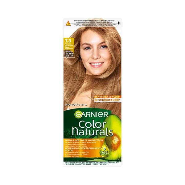 Püsivärv Color Naturals 7.3 kuld blond, GARNIER, 1tk