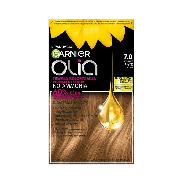 Püsivärv Olia 7.0 Dark Blond, GARNIER, 1tk
