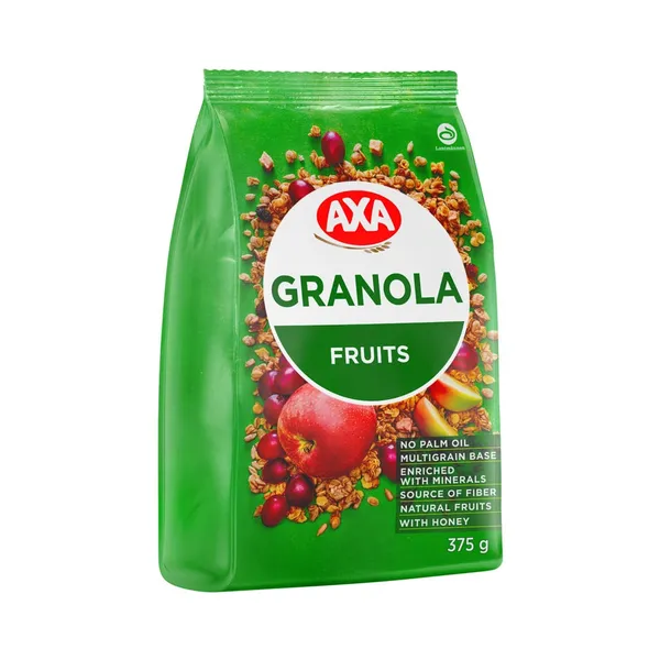Puuviljamüsli meega, AXA, 375 g