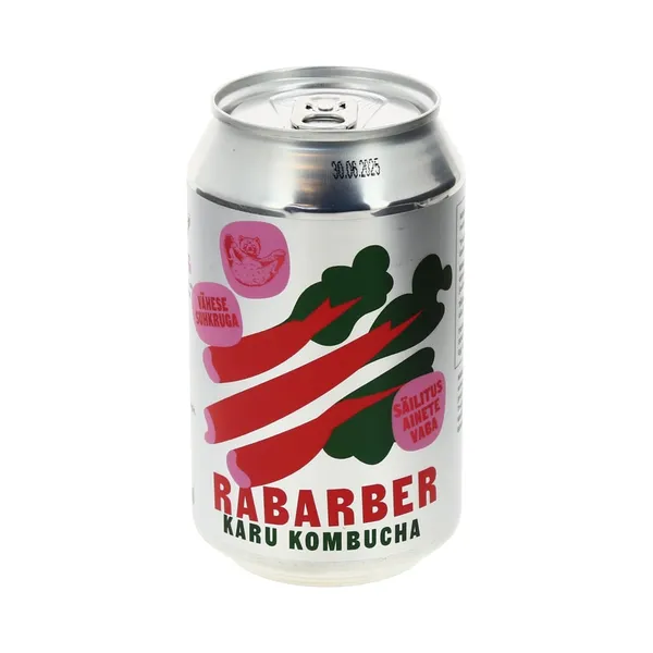 Rabarberi kombucha, KARU KOMBUCHA, 330 ml