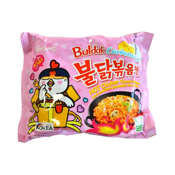 Ramen kiirnuudlid tuline kana carbonara Buldak, SAMYANG, 130g