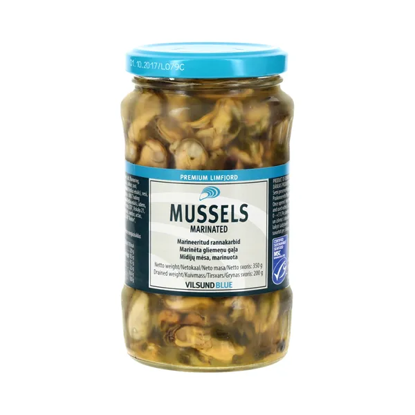 Rannakarbid marineeritud, VILSUNDBLUE, 350 g