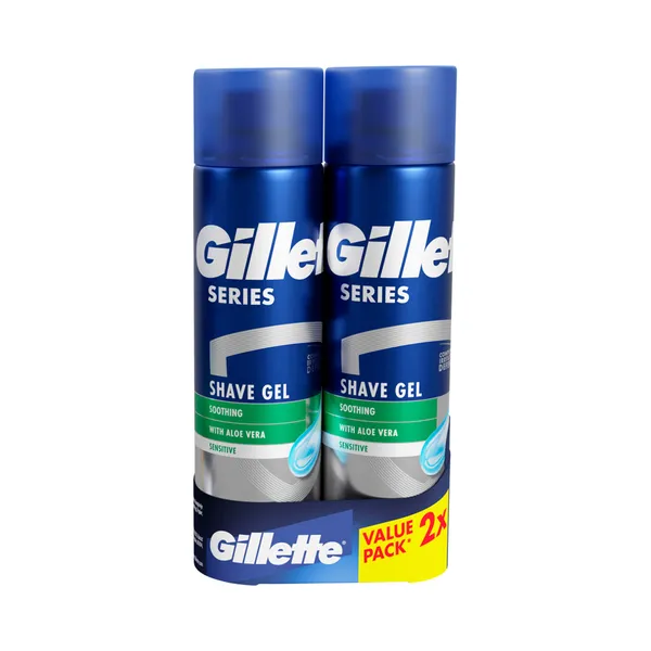 Raseerimisgeel Series Soothing 2*200ML, GILLETTE, 400ml