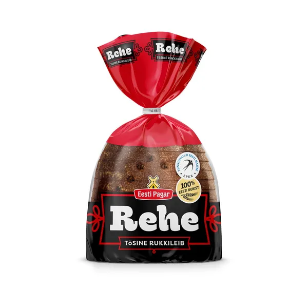 Rehe rukkileib viilutatud, EESTI PAGAR, 390 g