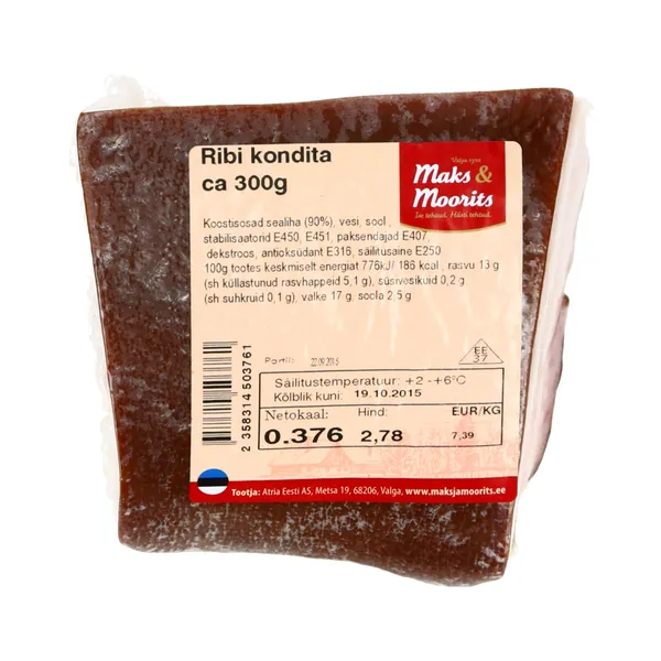 Ribi kondita, MAKS&MOORITS, kg