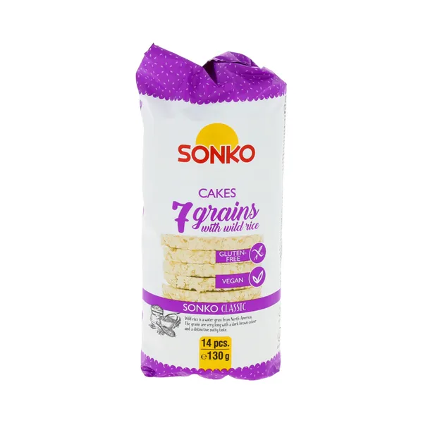 Riisivahvlid 7-vilja, SONKO, 130 g