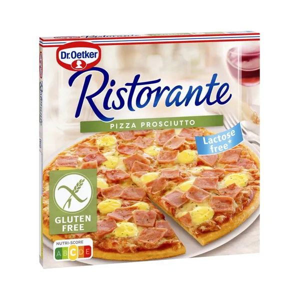Ristorante Prosciutto gluteenivaba pitsa, DR.OETKER, 345 g