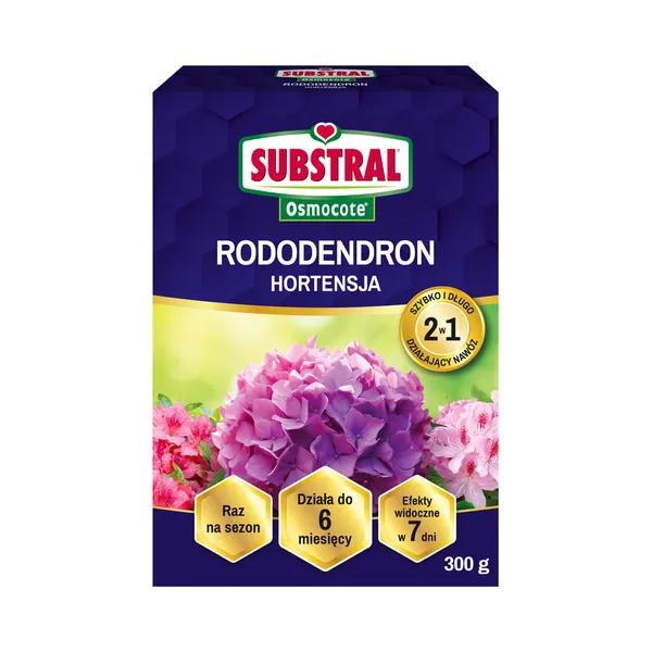 Rodode, Hortensiate ja Okaspuude Osmocote väetis 2in1, SUBSTRAL OSMOCOTE, 300 g
