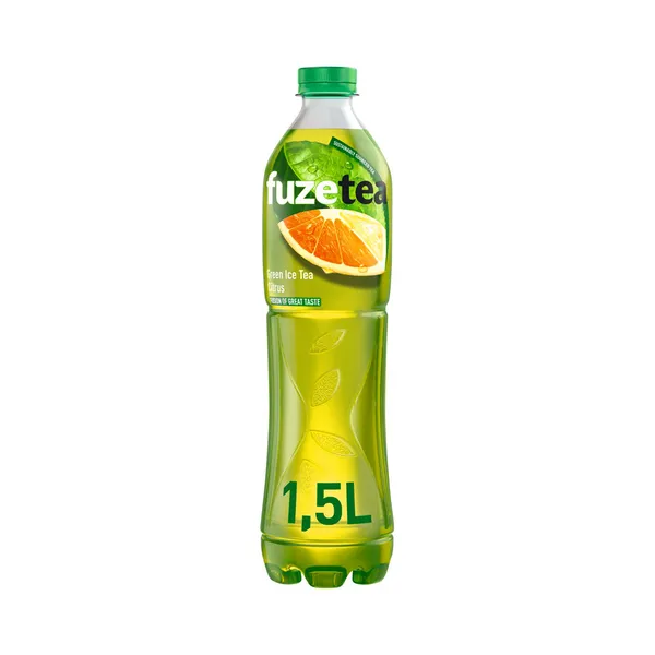 Roheline jäätee tsitrusega, FUZETEA, 1,5 L