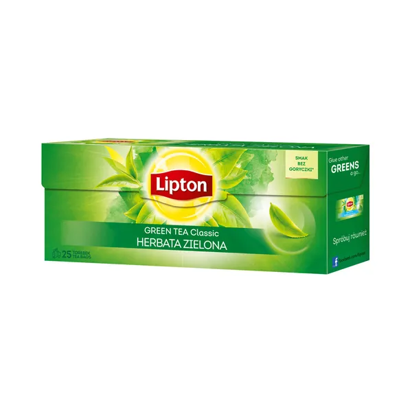 Roheline tee Classic niidiga kotis 20pk, LIPTON, 26 g