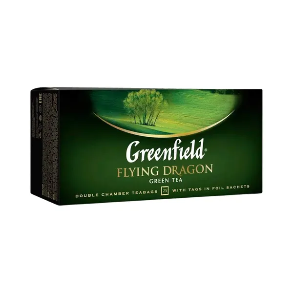 Roheline tee Flying Dragon 25 x 2 g, GREENFIELD, 50 g