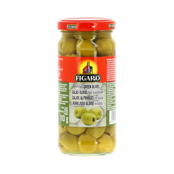 Rohelised oliivid kivideta, FIGARO, 240 g