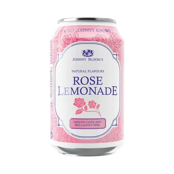 Rose Lemonade, JOHNNY BLOOM`S, 330 ml